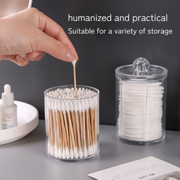 Transparent Cotton Swab Holder