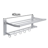 Aluminium Double Towel Rack