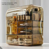 Transparent Multilayer Cosmetic Organizer