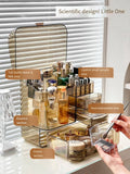 Transparent Multilayer Cosmetic Organizer