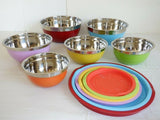 Stainless Steel Colourful Bowl (5pcs Set)