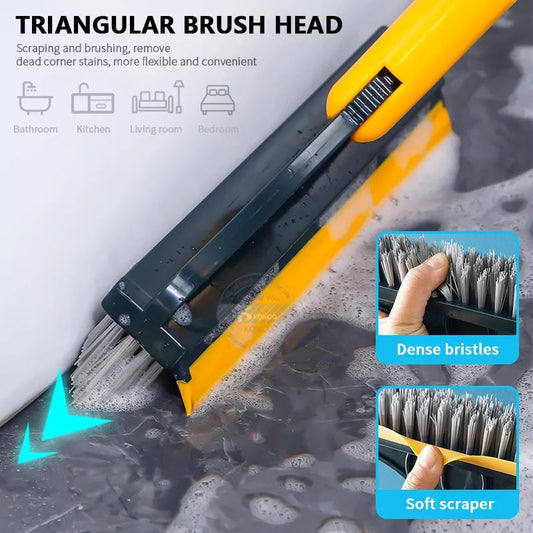 2in1 Floor Scrubber Wiper Brush