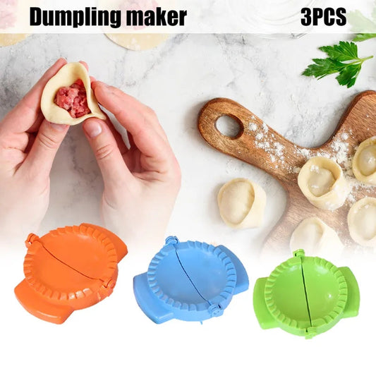 Three Pcs ColourFull Dumplimg Mould