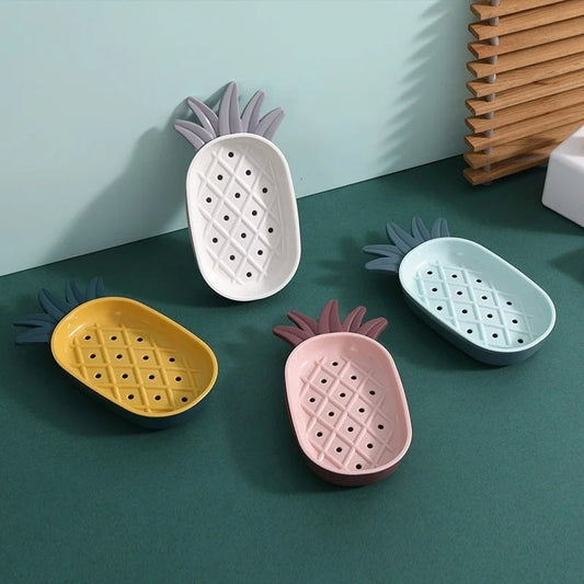 Pineapple Shape Soap Dish (Pack Of 2 )