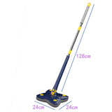 Rotatable 4 Leaf Twist Mop