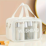 Double Layer Waterproof Travel Cosmetic Washbag Organizer