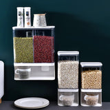 Wall Mounted Punch Free Rice And Cereal Dispenser