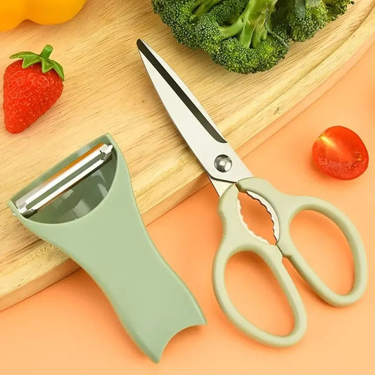 2 in 1 Peelar With Scissor