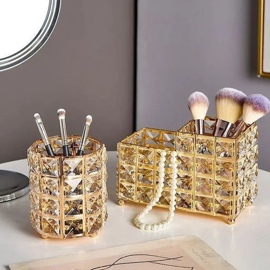 Nordic Crystal Makeup Brush Holder