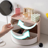 Multifunctional Rotatable Dressing Table Organizer