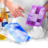 Silicone Ice Cube Tray With Lid