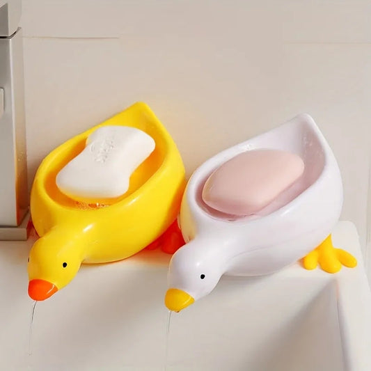 Cute Creative Duck Shape Soap Dish