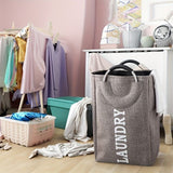 Portable Folding Laundry Basket (Heavy Quality)