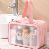 Double Layer Waterproof Travel Cosmetic Washbag Organizer