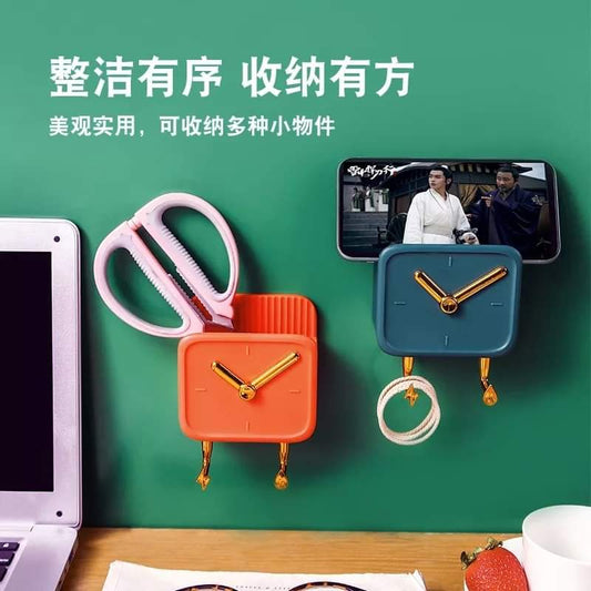 Clock Style Mobile And Multi Purpose Holder