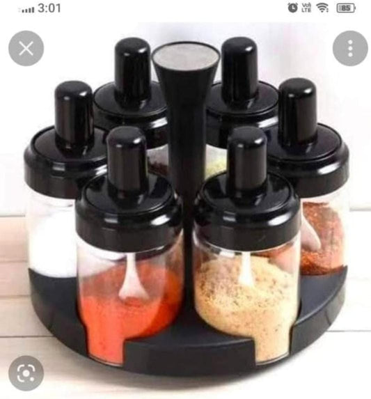 6Pcs Rotating Spice Set