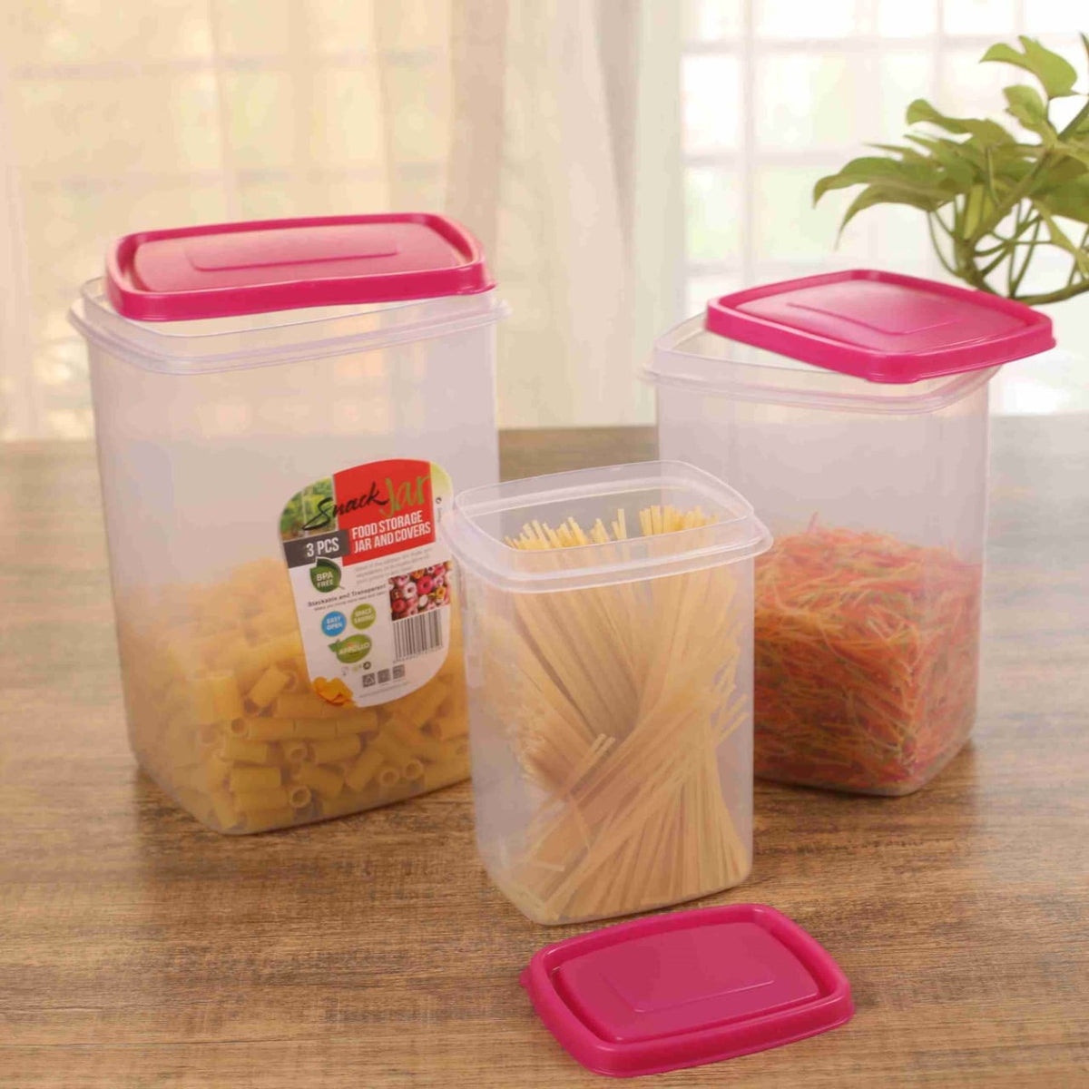 Snack Jars (3pcs set 1L, 2L , 3L)