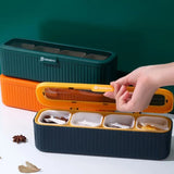 Luxury 4Grid Integrated Spice Box