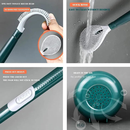 Silicone Soap Dispensing Toilet Brush