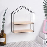 Wall Mounted House Shape Shelf