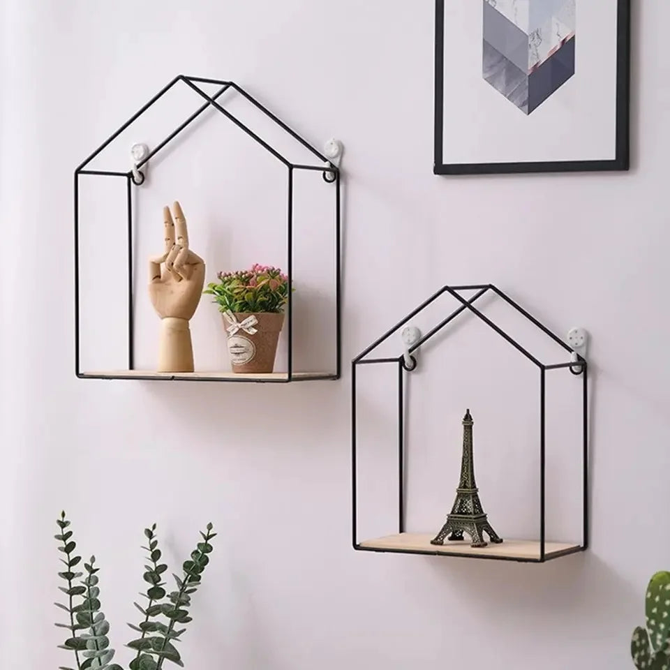 Wall Mounted House Shape Shelf