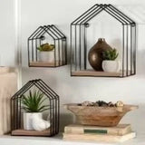 Wall Mounted House Shape Shelf