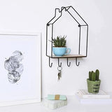 Wall Mounted House Shape Shelf