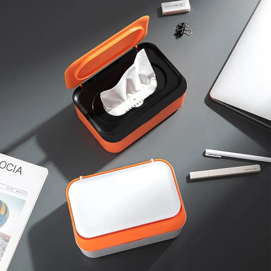 Portable Tissue Storage Box With Lid