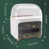 Luxury Tissue Box With Cosmetic Organizer