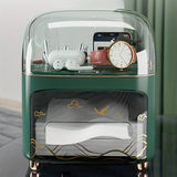 Luxury Tissue Box With Cosmetic Organizer