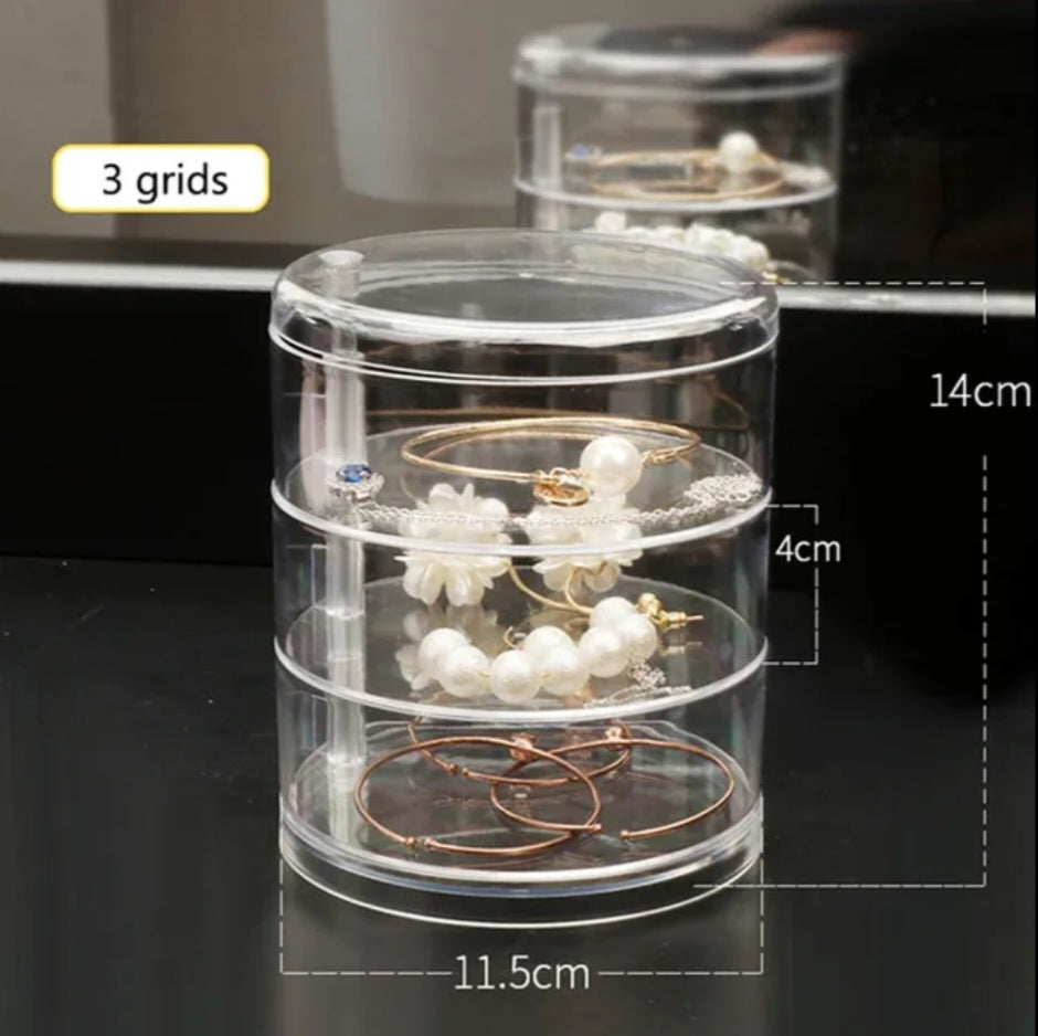 Acrylic Rotatable Jewelery Organizer