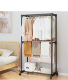 Indoor Floor Cloth Hanging Rack