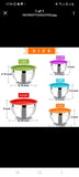 Stainless Steel Colourful Bowl (5pcs Set)