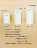 Three Pcs Led Candle Light